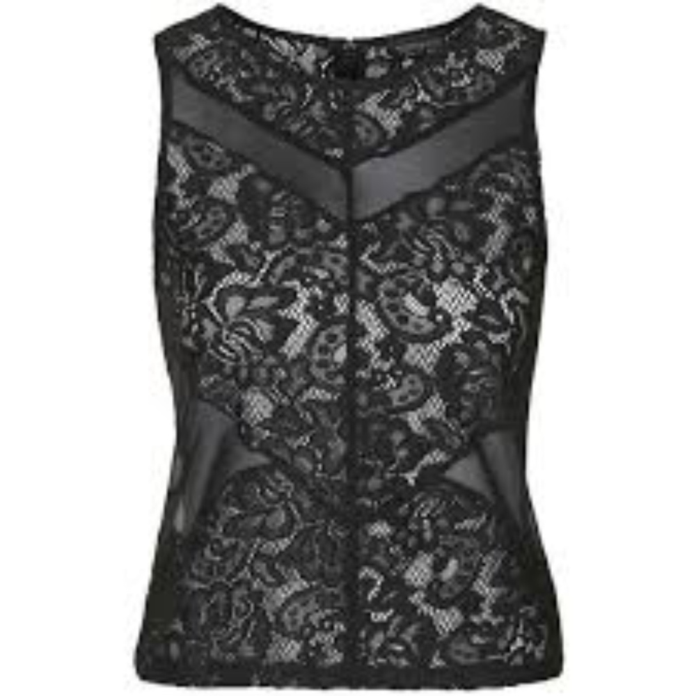 Like New Black Lace Topshop Top